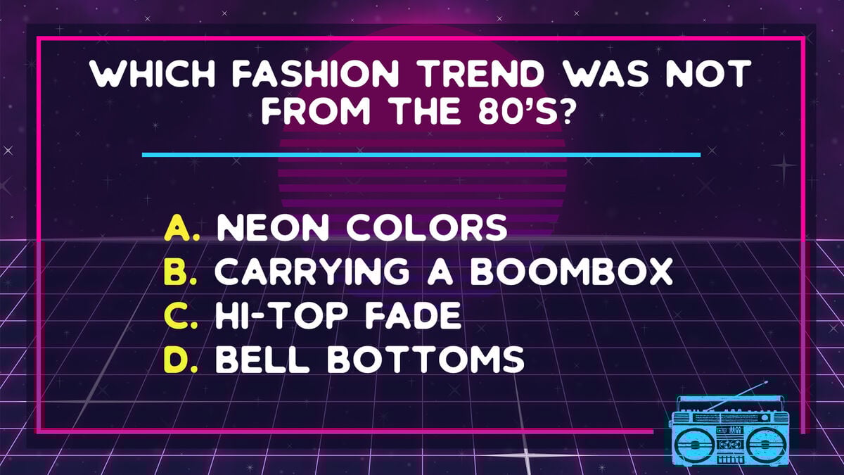 Way Back and Cool Fool 80s Trivia image number null